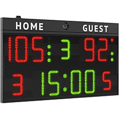 Tabellone Segnapunti Schiavi Sport ELETTRONICO MULTISPORT OMOLOGATO FIBA LIVELLO 3