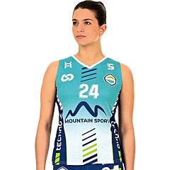 Canotta Volley TSiD COLLO A V SM WOMAN