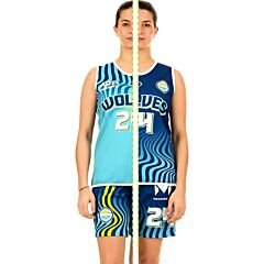 Completo Basket TSiD REVERSIBILE MONOSTRATO WOMAN