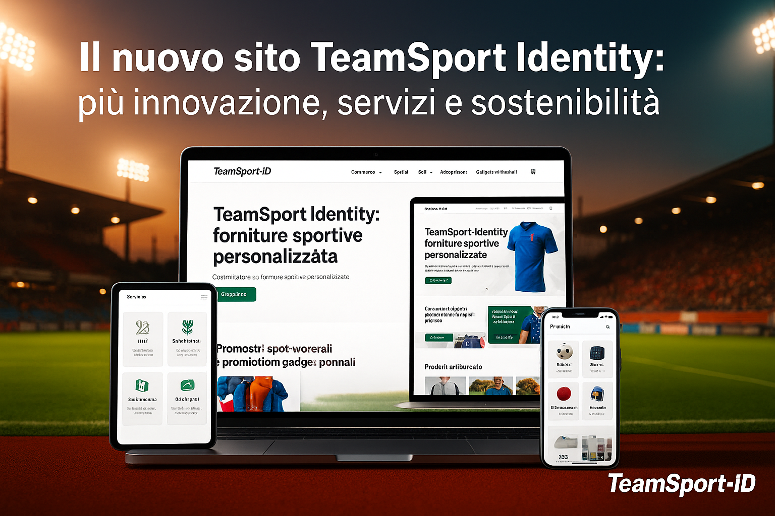 Il Nuovo sito TeamSport-iD.com